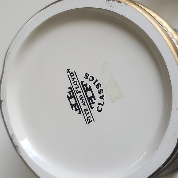 Fitz and Floyd Classics 1990 Winter Spice Christmas Sugar bowl with lid - Picture 8 of 8